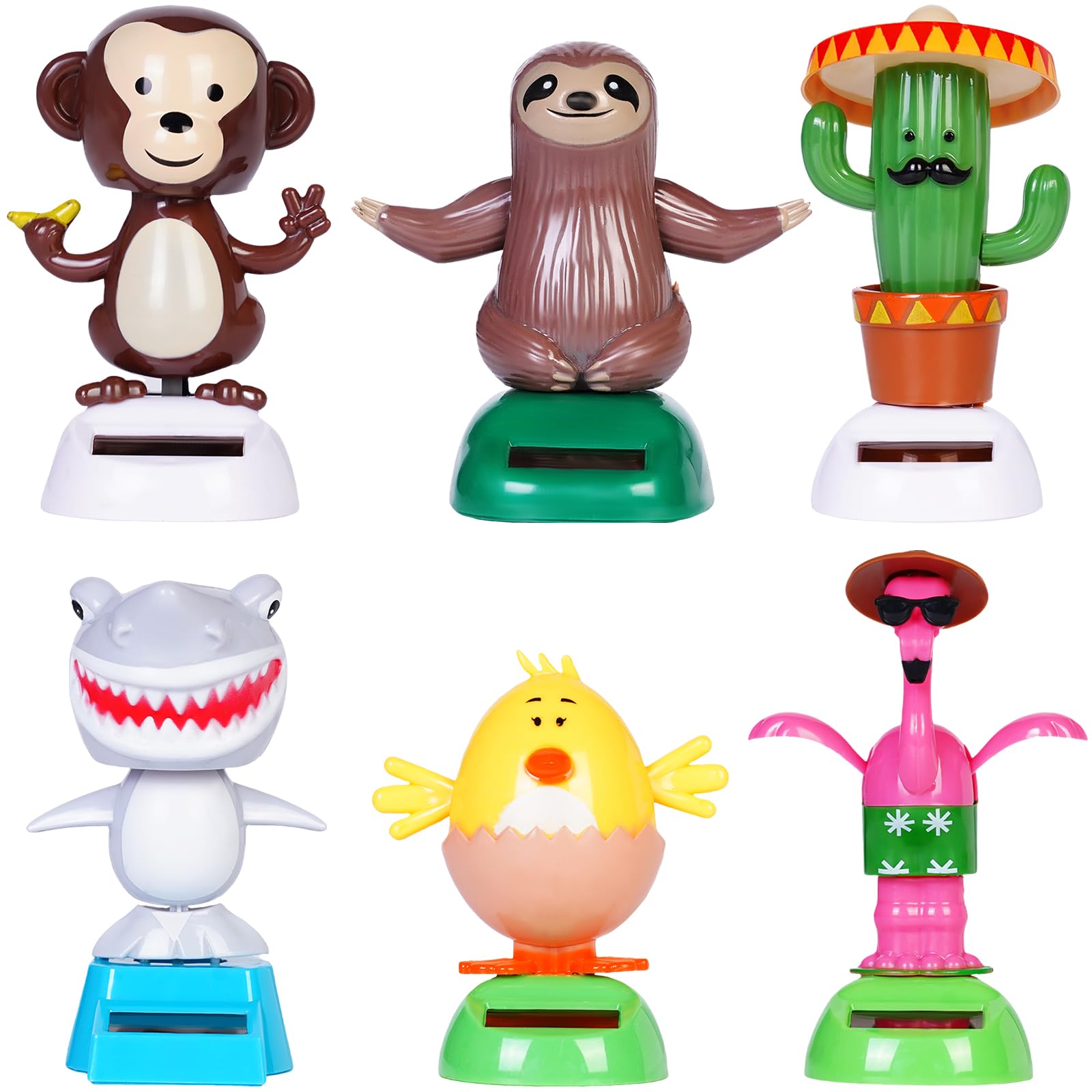 Amazon.com: 6 Pcs Dancing Monkey Toy Solar Powered Dancing Animal